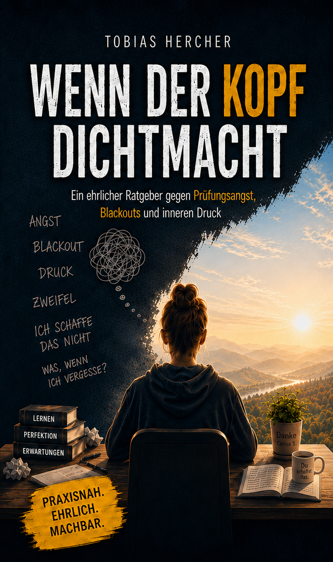 Cover des Ratgebers Wenn der Kopf dichtmacht von Tobias Hercher